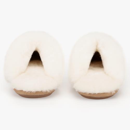 Ladies Duchess Sheepskin Slipper Chestnut Extra Image 6